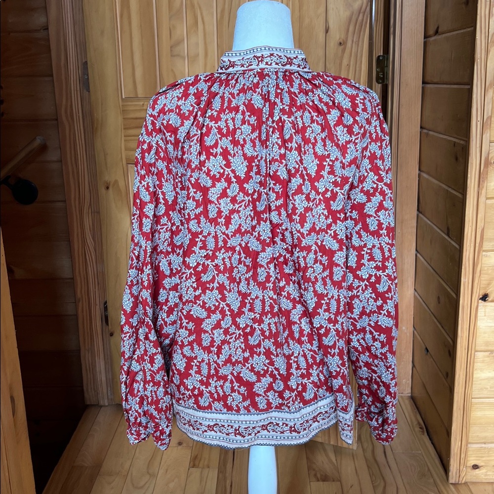 Madewell cotton shirred popover - Picture 6 of 8